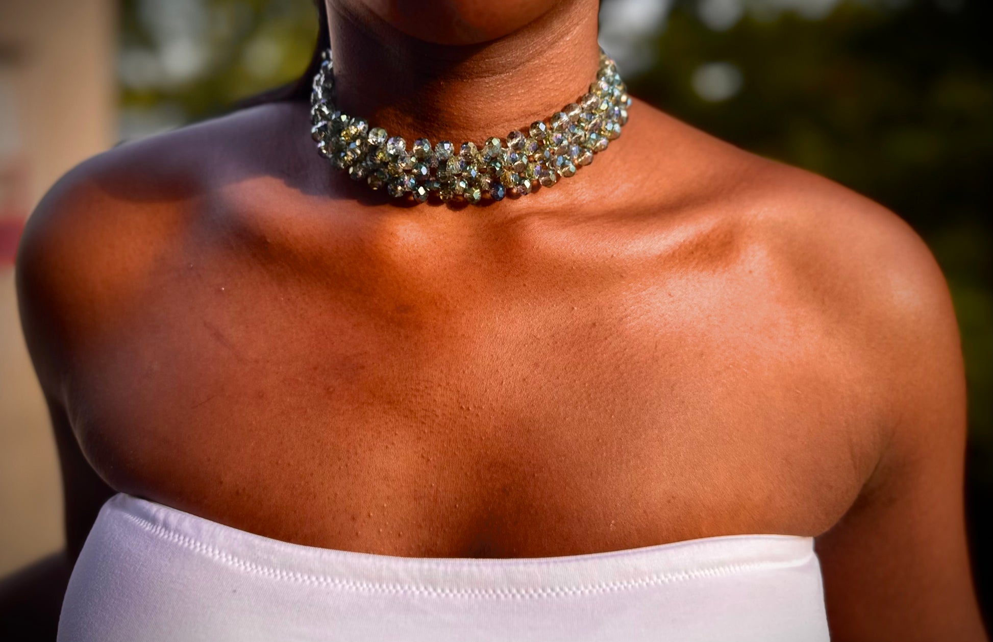 Collier perlé - Modèle hauteur